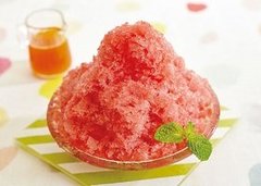 フレッシュトマトかき氷オレンジシロップレシピ