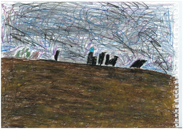 小2の野口絵子さんが描いた絵