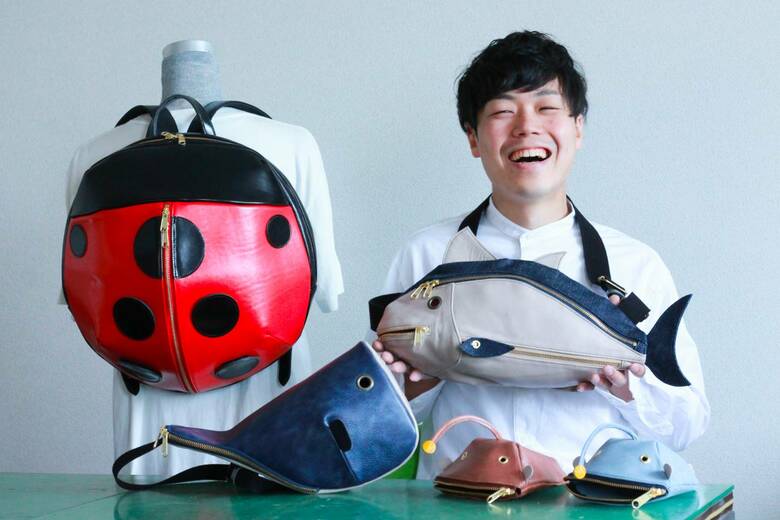 「かばんばか」こと、カバン職人の川本有哉さん