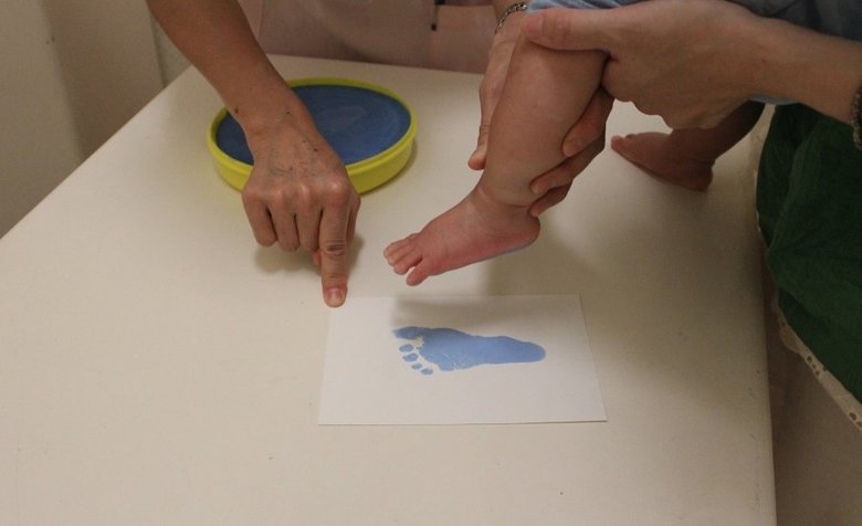 足形スタンプもできる（画像提供／イトーヨーカ堂）