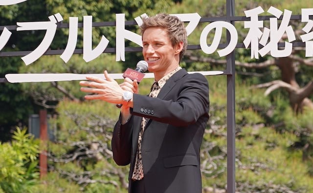 ニュートのコスプレファンを見つけニッコリ