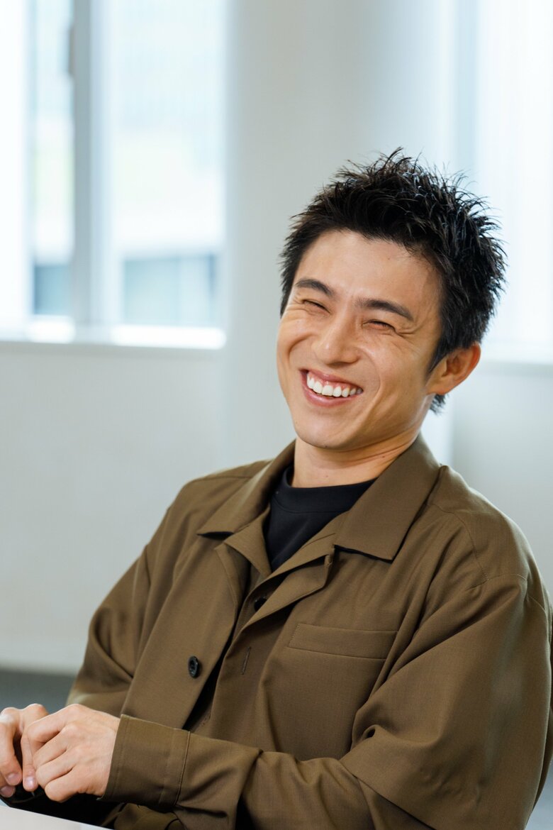 中尾さんの笑顔は周りを明るく楽しい気持ちにさせる