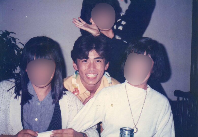 大学生活を満喫していたころ。元気な笑顔はいまも健在