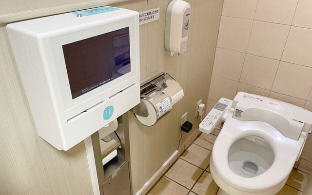 「OiTr」が設置されているイオンモール浜松志都呂（静岡）の女子トイレ