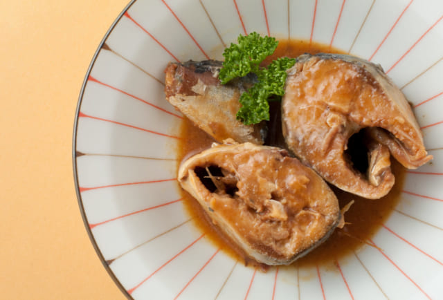 サバの味噌煮缶