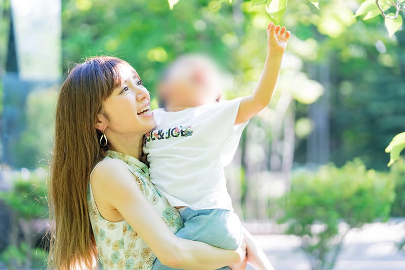 紺野あさ美さんと子ども