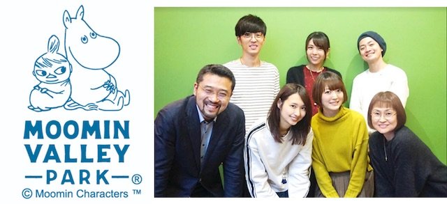 キャラクターボイスキャスト（左から順に）