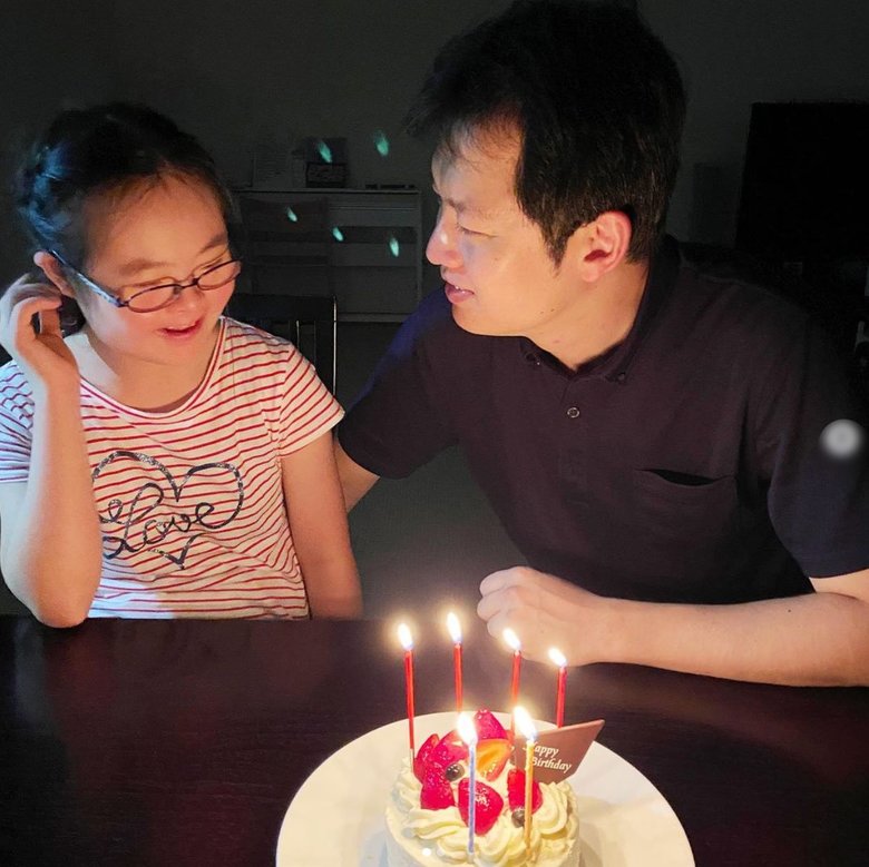 娘さん6歳誕生日に