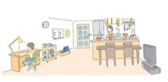 親子時間も充実する「リビング学習」が続く収納アイデア【CHANTO1月号より】