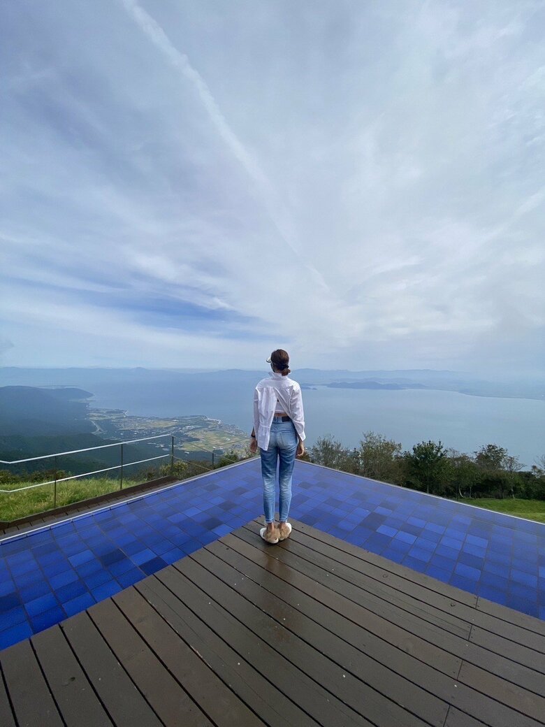 SHIHOさんおすすめ！雲と空が近く感じる、滋賀県にあるびわ湖テラスからの景色は圧巻！