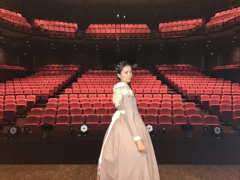 夢が叶い、現在は舞台で活躍中。写真は昨年、舞台「ザ・ウェルキン」に出演した際の一枚