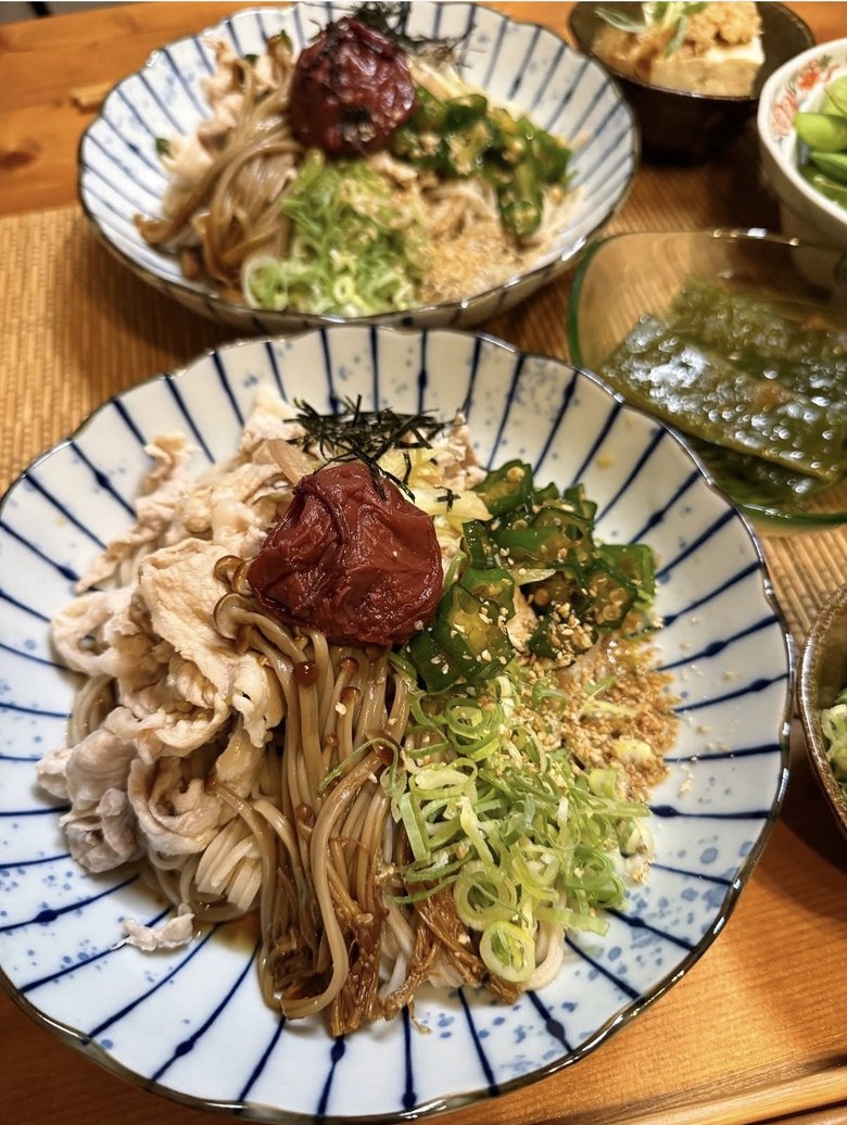 ぶっかけ梅そば