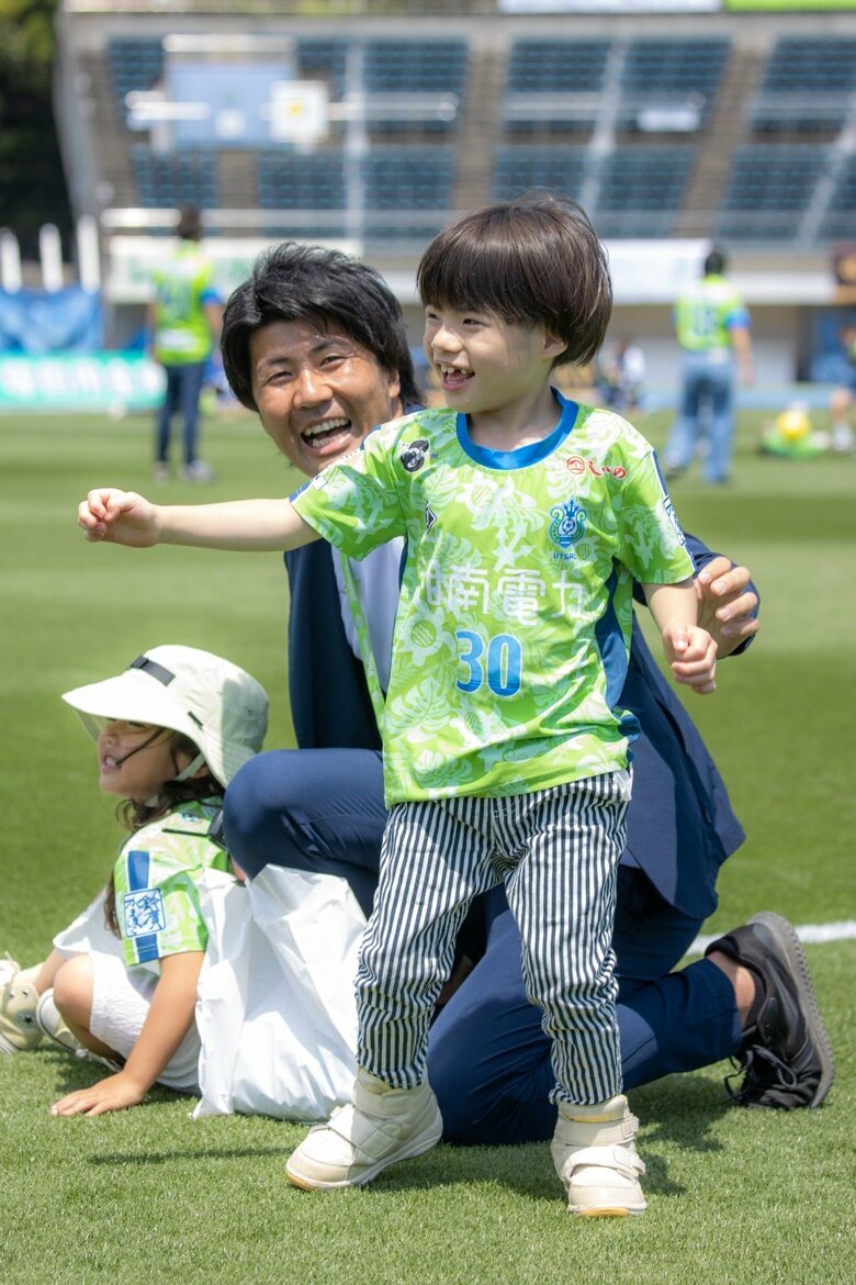 ユニフォーム姿の夏斗くん