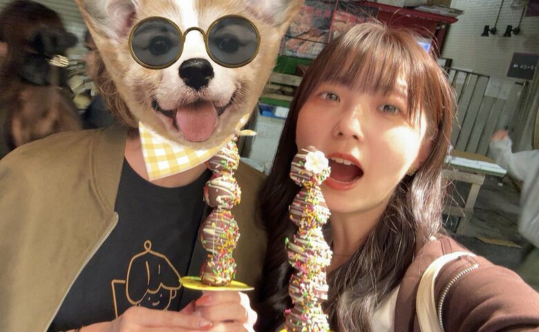 休日、友人とアメ横へ