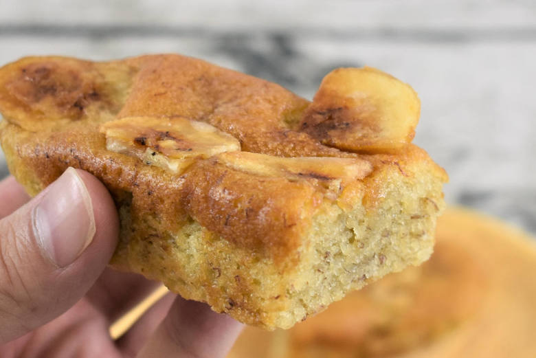 ローソン人気スイーツ「バナナのモッチケーキ」の実物画像