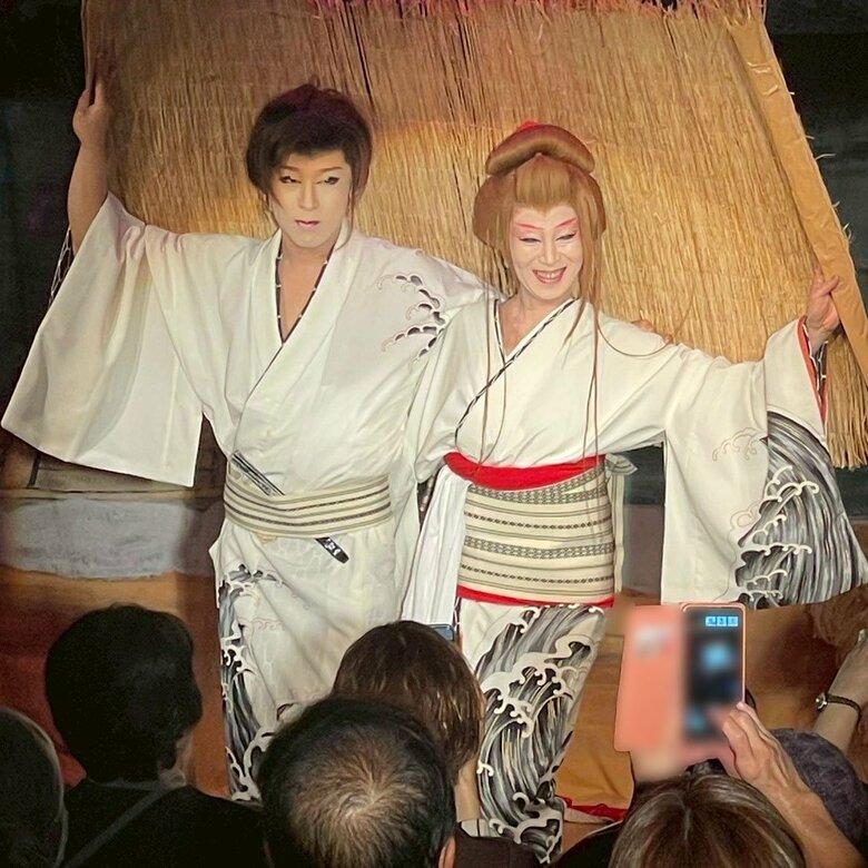 舞台にて夫婦で出演