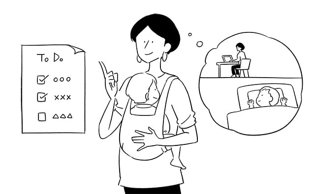 育児でタスク管理を身につけた女性