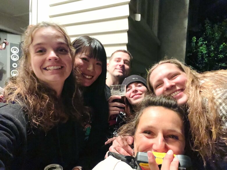 世界各国から集まった仲間との出会いが楽しいと話す福田さん