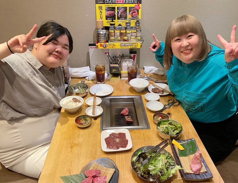 ぼる塾のあんりさんとお気に入りの焼肉店にて