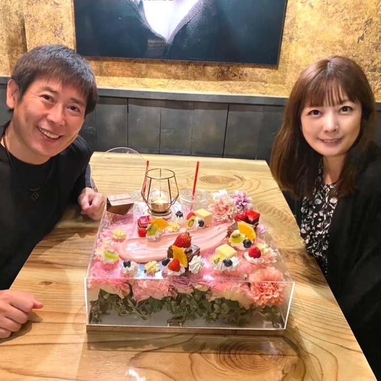 妻の誕生日に夫婦でお祝い