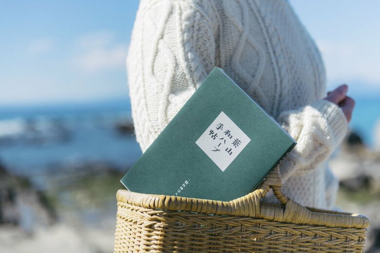 大橋さんが所属する一般社団法人HAPPが執筆・発行した「葉山和ハーブ手帖」（写真：猪俣博史）