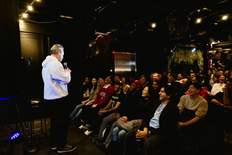 毎年11月に開催されるNew-York-Comedy-Festivalに出演した様子。アメリカに戻った際はできるだけ舞台に立つそう