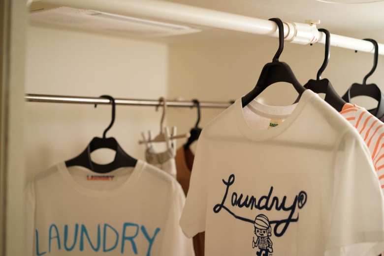 中村さんは外の環境に左右されない部屋干し派（写真提供／中村祐一さん）