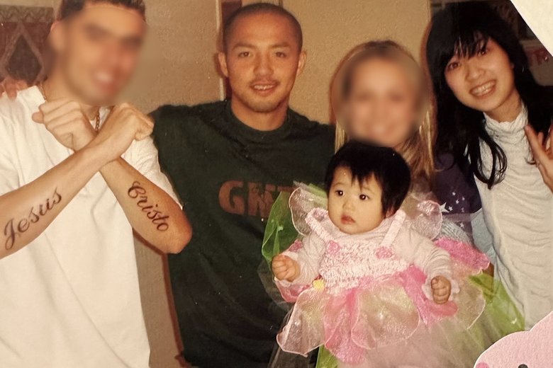 オランダチームの家族と