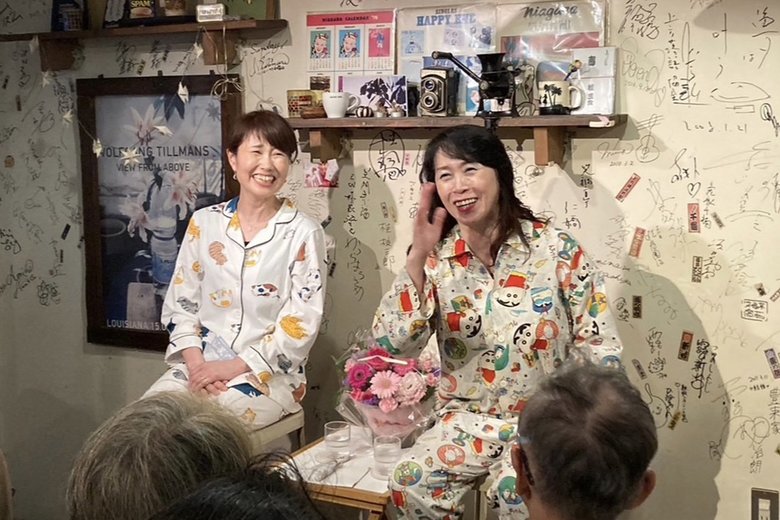 同じ時期に大手術をされた英華師匠との「入院パジャマトークショー」