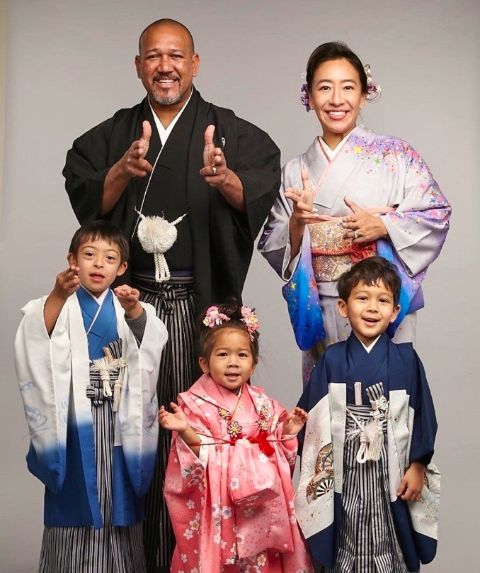 ラミレス家の七五三ショット