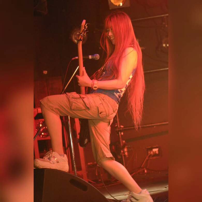 2007年、49歳のころ。ライブにて