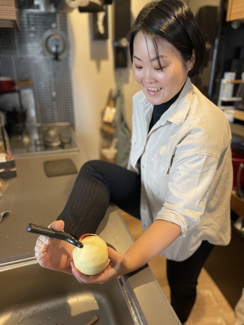 足を使いながら「できない」を乗り越えていく