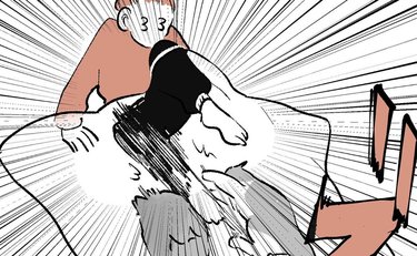 【漫画】猫の兄妹の「冷ややかな拒絶」愛を叫ぶ飼い主と温度差に「完敗です」