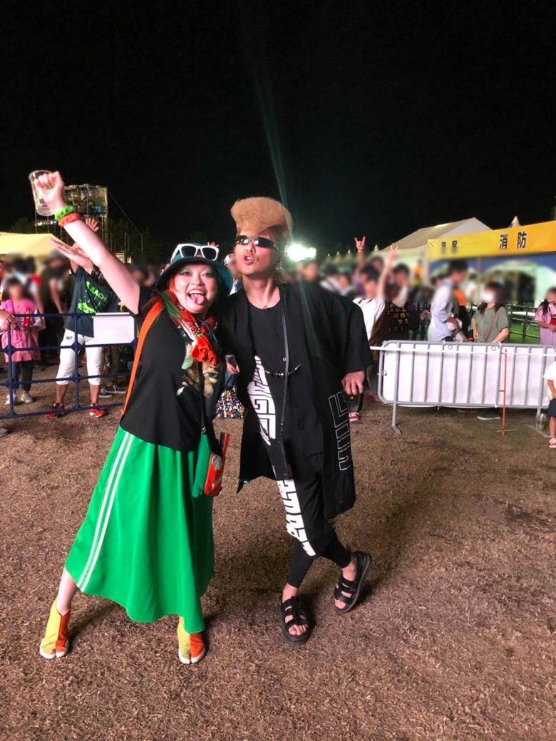 まちゃまちゃさんと氣志團の綾小路翔さん
