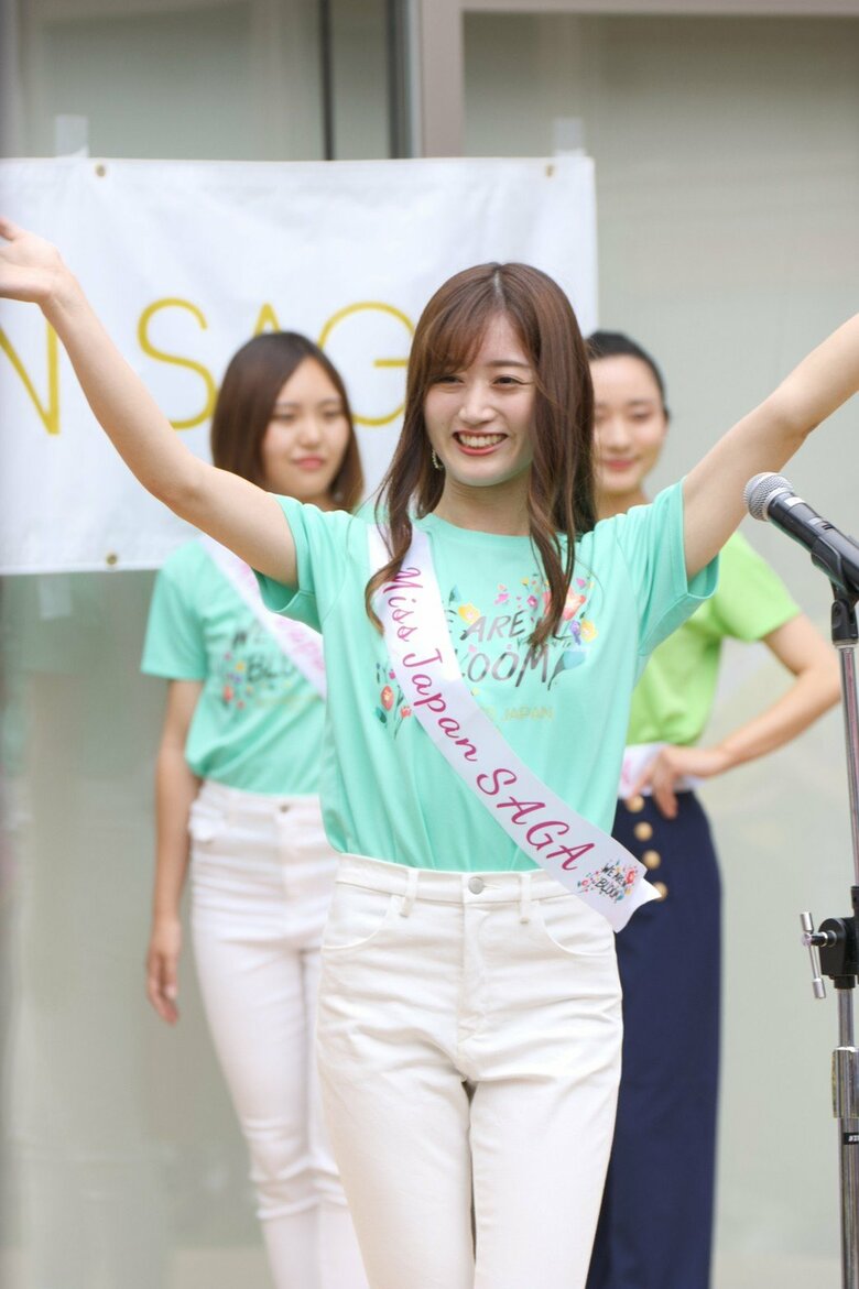 佐賀大会でイベントに参加する吉田さん