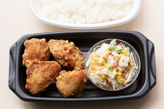 プラスベジから揚弁当（4コ入り）490円（税込）