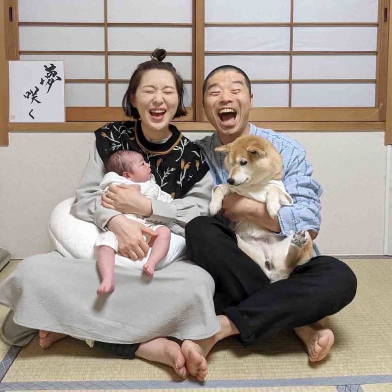 第1子誕生に歓喜！笑顔が素敵な山名家