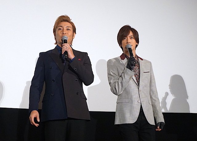 主題歌を担当したつるのさん、DAIGOさん