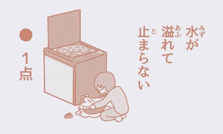 「水が溢れて止まらない」1点　被害は甚大です