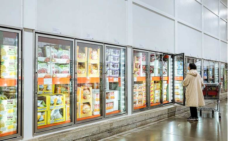 コストコの冷凍食品コーナー