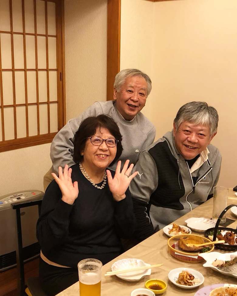 ふたりの弟さんたちとの貴重な3ショット