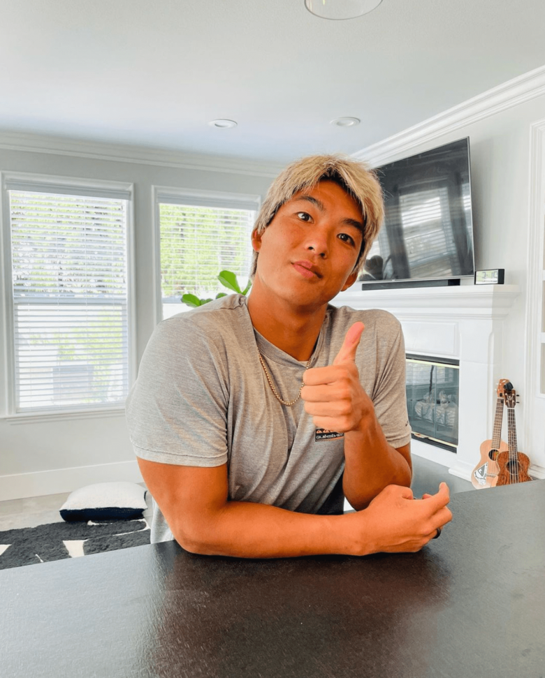 海外転戦で家をあけることが多いカノアさん。自宅はリラックスできる場所