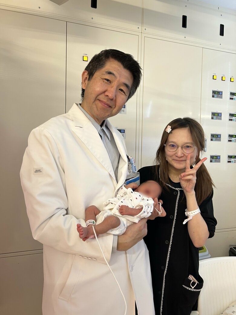 「主治医だった先生が、入院中にわが子に会いに来てくれました！」
