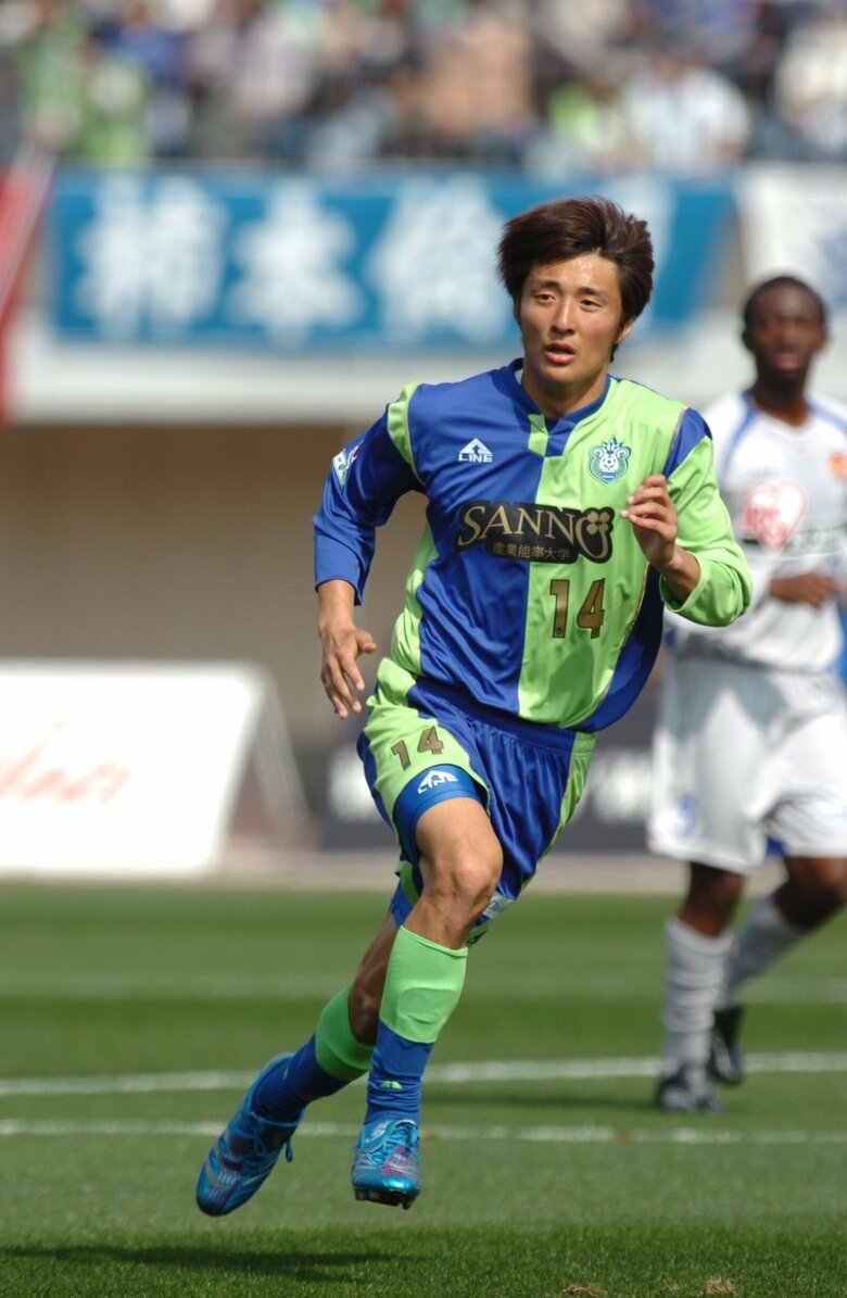 現役時代の永里選手（写真提供／湘南ベルマーレ）