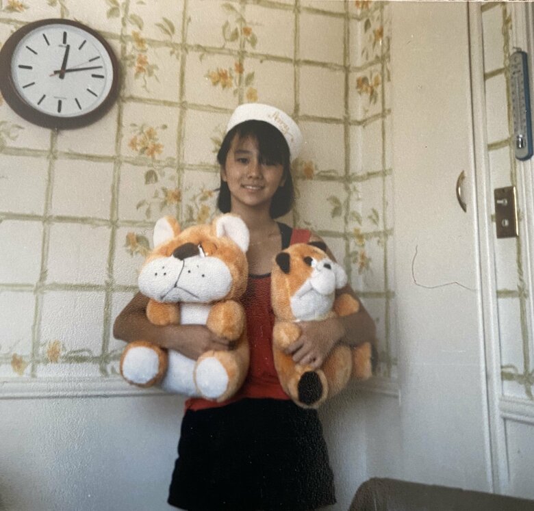 アメリカでの小学生時代の木佐さん