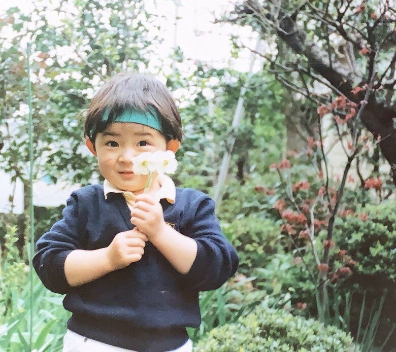 幼少時の天真みちるさん3姉妹のなかで一番背が高かった