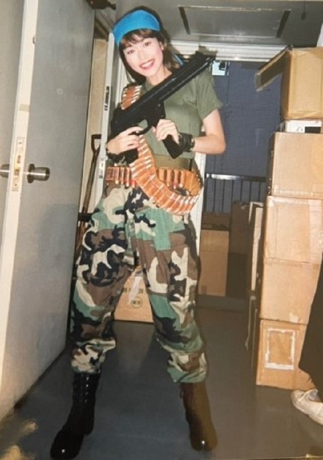 “武装”した細川さん
