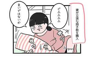 妻の抱き枕に異様な対抗心を燃やす男の性