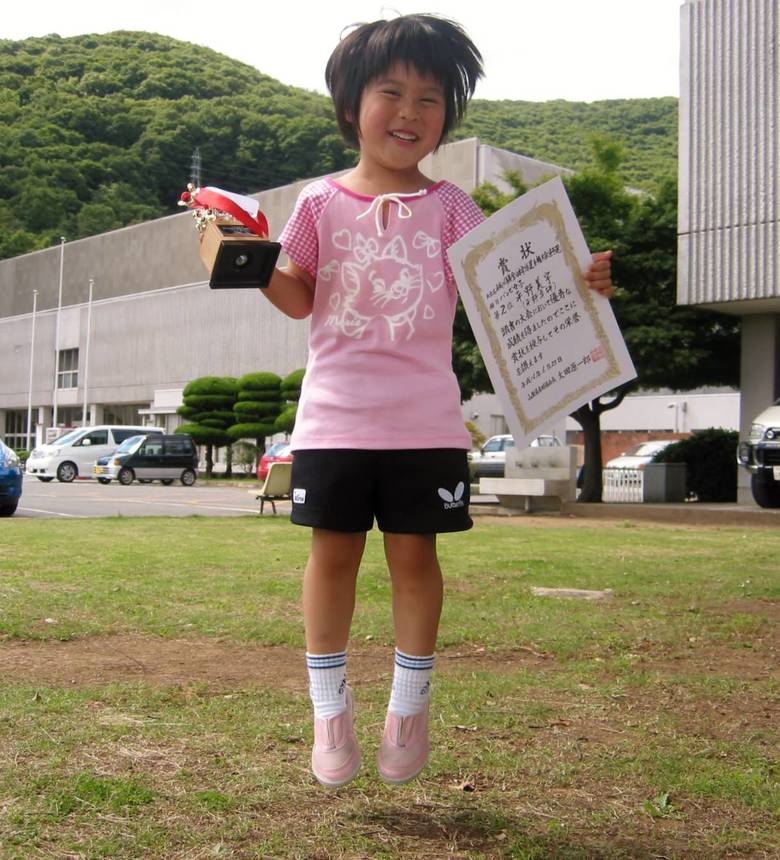 幼少期の平野美宇さん