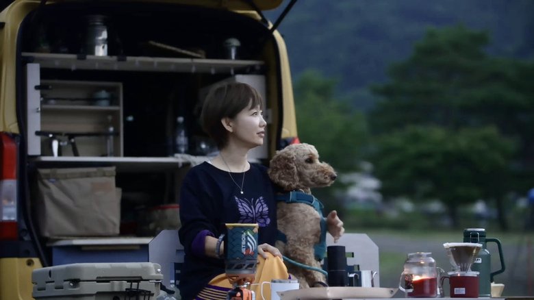 愛犬のハニーと